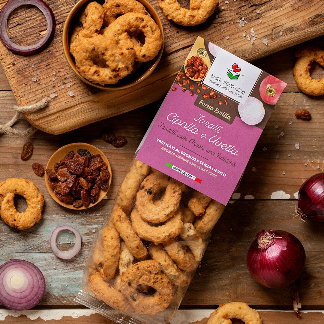Taralli with Onion and Raisins - Forno Emilia